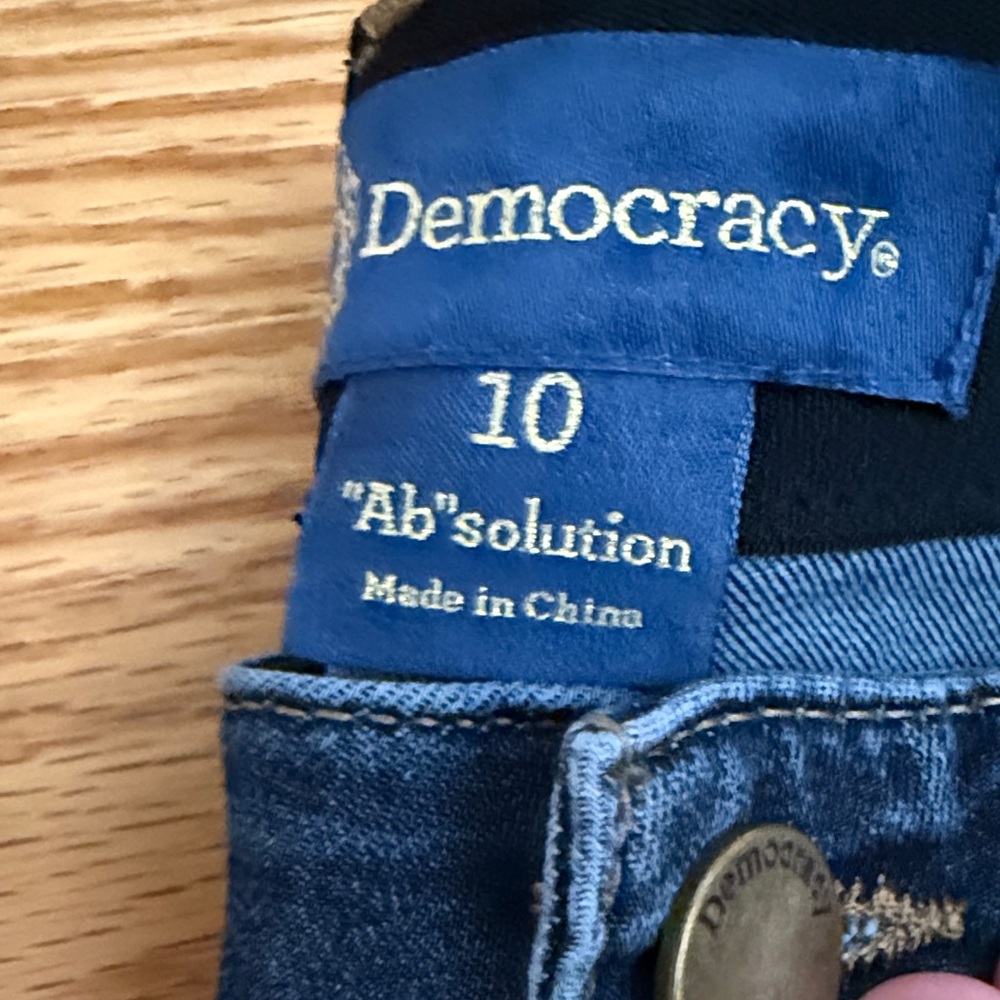 Democracy Women's Dark Blue Slim Jeans - Picture 2 of 2